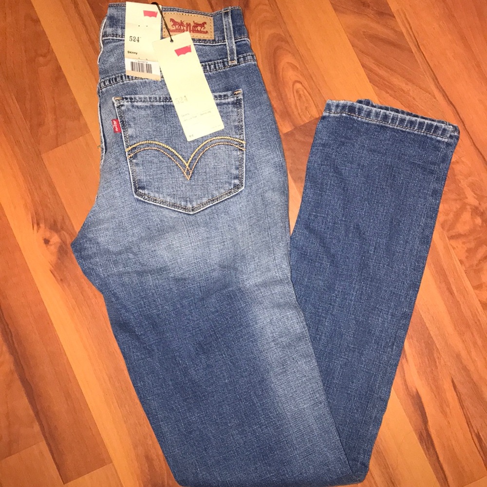 Levi’s 524 Skinny Fit Denim Jeans NWT